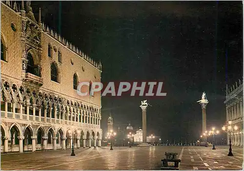 Cartes postales moderne Venezia Palais Ducale (notturno)