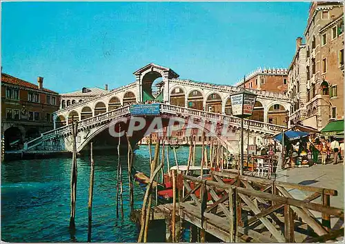 Cartes postales moderne Venezia Grand Canal Pont de Rialto