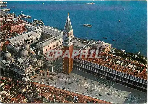 Cartes postales moderne Venezia Place Saint-Marc vue aerienne