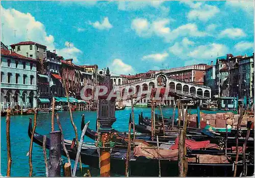 Cartes postales moderne Venezia Canal Grand Le pont de Rialto