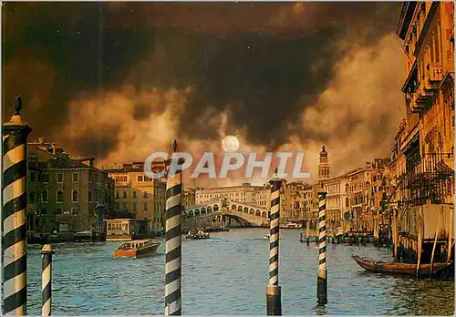 Cartes postales moderne Venezia Le Grand Canal Pont du Rialto