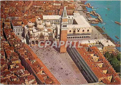 Cartes postales moderne Venezia Vue aerienne de la Place Saint-Marc