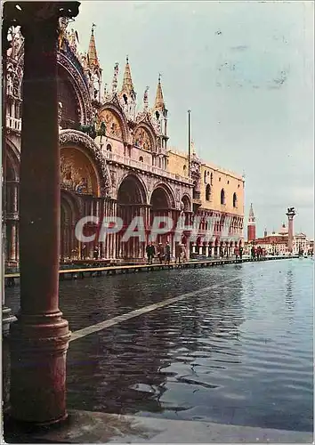 Moderne Karte Venezia Place Saint-Marc Grande Crue