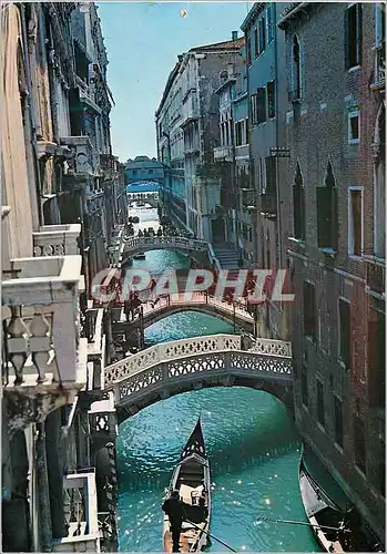 Moderne Karte Venezia Canal de la Canonica