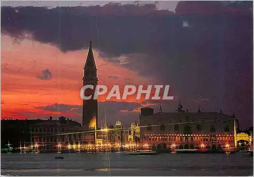 Cartes postales moderne Venezia Nocturne sur le bassin