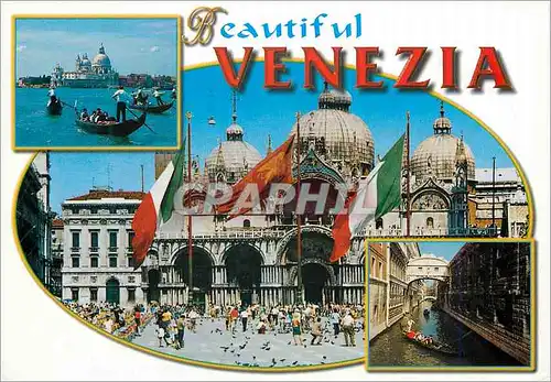 Cartes postales moderne Venezia Place Saint-Marc