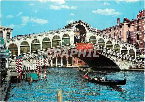 Cartes postales moderne Venezia Pont du Rialto