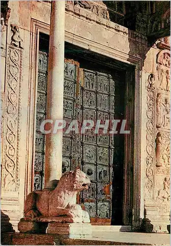 Cartes postales moderne Verona Basilica di S Zeno Le Portail XI XIIeme s