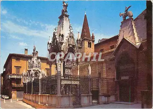 Cartes postales moderne Verona Tombeaux des Scaligeri