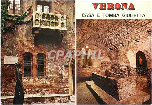 Cartes postales moderne Verona Casa e Tomba Giulietta