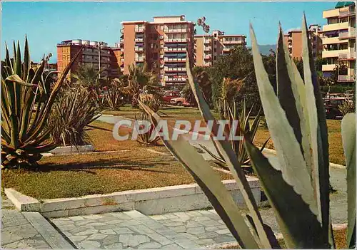 Moderne Karte Viareggio Ville Jardin Promenade le long de la mer