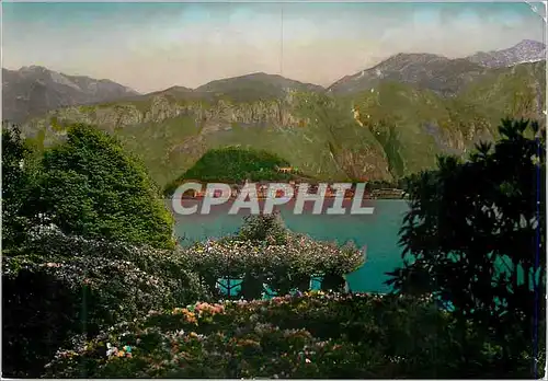 Cartes postales moderne Lago di Como Villa Carlotta Ballagio visto dalla Villa Carlotta