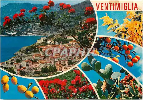 Moderne Karte Ventimiglia