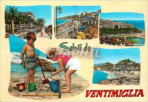 Cartes postales moderne Ventimiglia Riviera Dei Fiori Salutations de Ventimiglia
