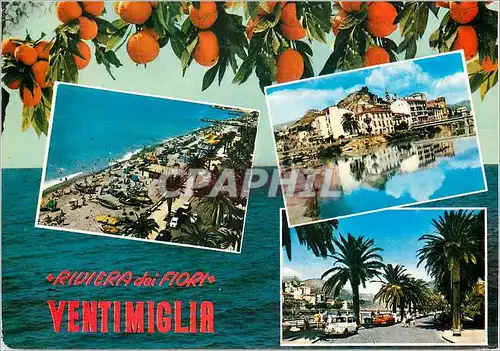 Moderne Karte Ventimiglia Riviera Dei Fiori