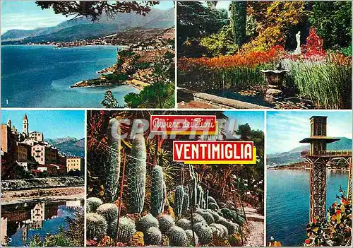 Moderne Karte Ventimiglia Riviera Dei Fiori