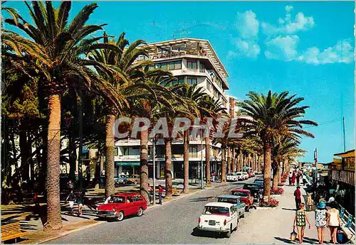 Cartes postales moderne Ventimiglia Riviera Dei Fiori Promenade le long de la mer Oberdan