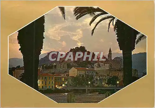 Cartes postales moderne Ventimiglia Riviera Dei Fiori Nocturne ville vieille