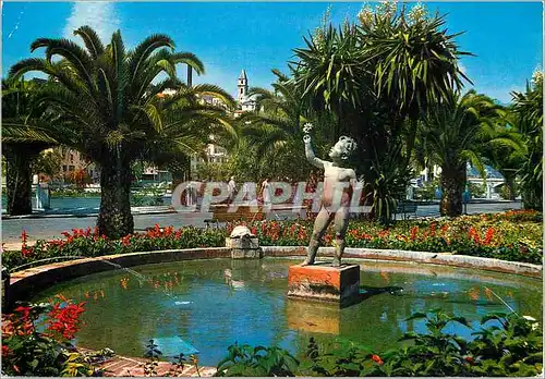 Moderne Karte Ventimiglia Riviera Dei Fiori La fontaine des jardins publics