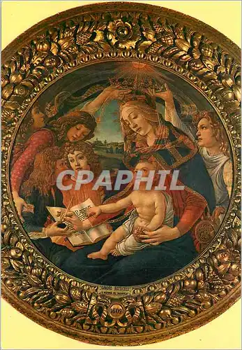 Cartes postales moderne Firenze Galerie Utfizi La Vierge du Magnificat