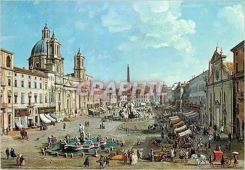 Cartes postales moderne Roma Gaspare Vanvitell Piazza Navona