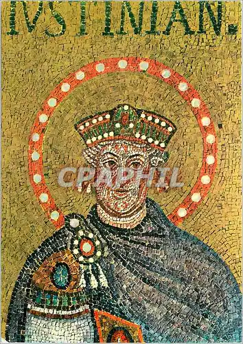 Moderne Karte Ravenna Basilique de S Apollinare Nouveau (VI siecle) Justinien