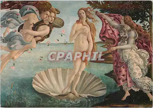 Cartes postales moderne Firenze galeire ulfizi botticeill la nativite de venus