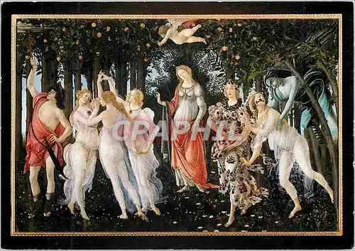 Cartes postales moderne Firenze uffizi le printemps