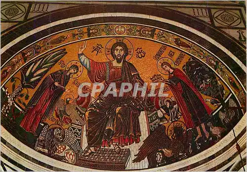 Cartes postales moderne Firenze basilique de st miniato al monte mosaique dans l'abside (XIII S)