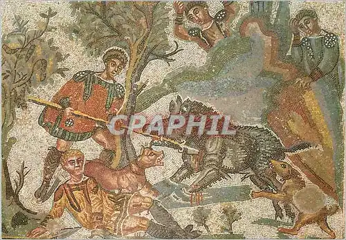 Moderne Karte Ignoto promenoir de la chasse (det)