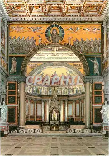 Moderne Karte Roma basilica di s paolo areo trionfale di galla placidia