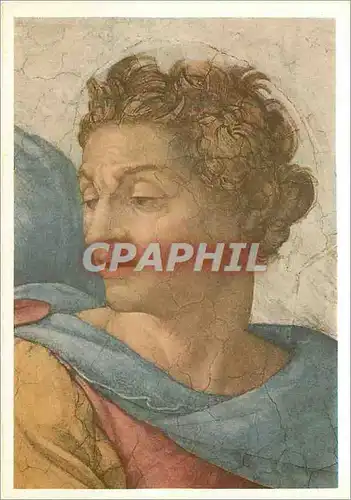 Cartes postales moderne Profeta esalas michelangelo Roma cappella sistisa