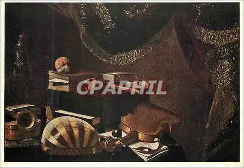Cartes postales moderne Milano pinacoleca di brera evatisto baschenis strumenti musicall