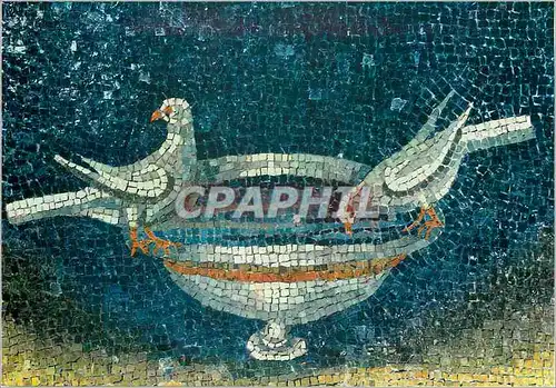 Cartes postales moderne Ravenna galla placidia (VI s) les pigeons qui se desalterent