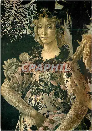 Cartes postales moderne Firenze gallerie uffizi le printemps (detail)