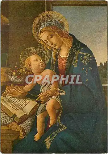 Moderne Karte Filipepi (Sandroo) dit il botticelli (1447 1510) la vergine e il bambino