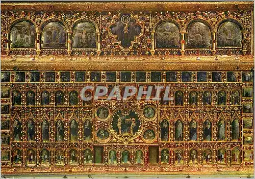 Cartes postales moderne Venezia basilique de s marc la pala d'or