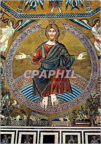 Moderne Karte Firenze battisterro di s giovanni mosaique de la coupole (XIII S) christle juge