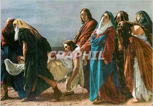 Cartes postales moderne Basilica santuario madonna del sasso orselina locarno ii trasporlo di cristo al sepolcro opera d