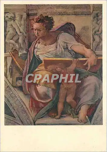 Cartes postales moderne Rome chapelle sixtine michel ange le prophete daniel