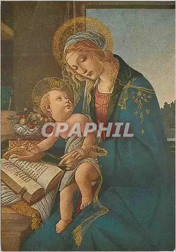 Moderne Karte Filipepi (sandro) dit botticelli (1447 1510) la vergine e il bambino