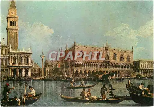 Cartes postales moderne Venezia antanio canal detto il canaletto 1697 1768 veduta del racino del bacino di s marco