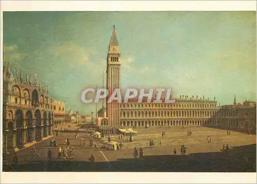 Cartes postales moderne Les chefs d'oeuvre du musee de lille antonio canal dit il canaletto (1697 1768) vue de la place