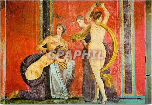 Cartes postales moderne Pompei villa dei misteri la flagellant et la bocchante
