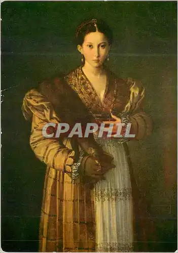 Cartes postales moderne Napoli museo di capodimonte fancesco mazzola detto il parmigianino (1505 1540) portrait de antea