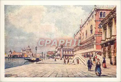 Moderne Karte Venezia il molo palazzo ducale
