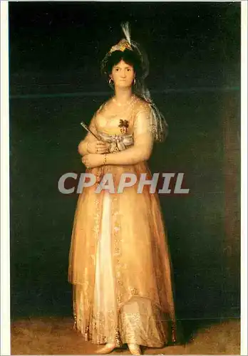 Cartes postales moderne Espagne museo di capodimonte Napoli portrait de marie louise de parme reine d'espagne