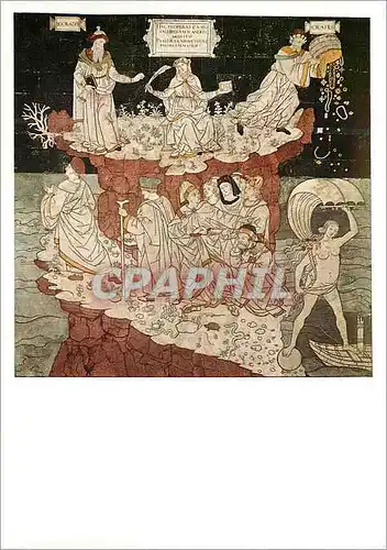 Cartes postales moderne Siena duomo intero pinturicchio la storia della fortuna