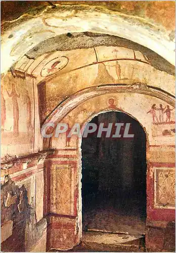 Moderne Karte Catacomba di s priscilla capella greca (ces II)