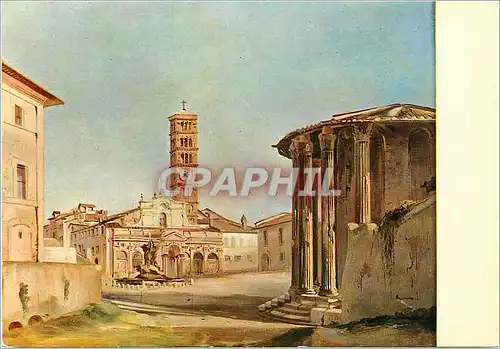 Cartes postales moderne Ippolito caffi (Belluno 1809 lissa 1866) tempio di vesta venezia museo d'arte moderne ca pezaro